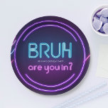 Assiettes En Carton Bruh, Tu Es Dans ? Neon Arcade Jeux Vidéo Garçon A<br><div class="desc">Bruh,  Tu Es Dans ? Neon Arcade Jeux Vidéo Garçon Plaques papier d'anniversaire</div>