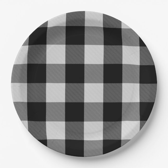 Assiettes En Carton Buffalo White (Devant)