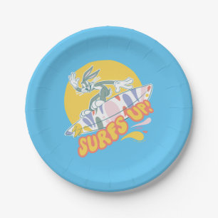 Assiettes En Carton BUGS BUNNY™ - Surfs Up!