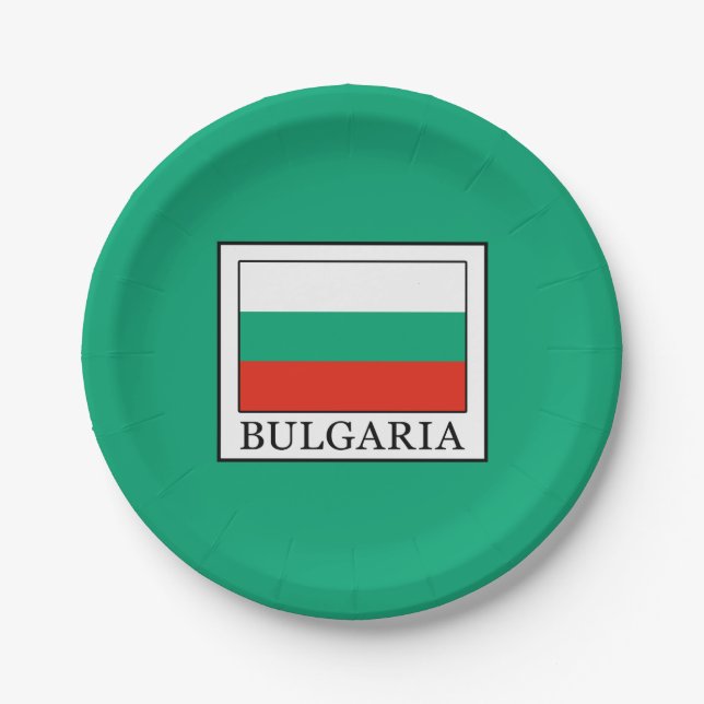 Assiettes En Carton Bulgarie (Devant)