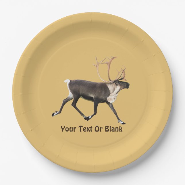Assiettes En Carton Bull Caribou (Devant)