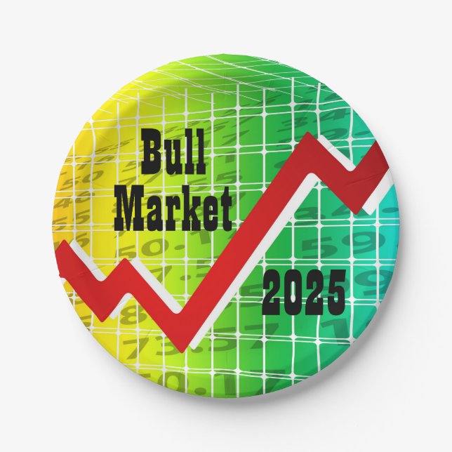 Assiettes En Carton Bull Market 2025 (Devant)