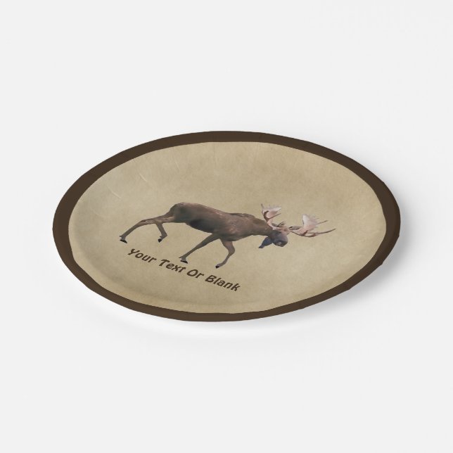 Assiettes En Carton Bull Moose (Angle)