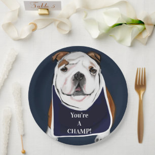 ASSIETTES EN CARTON BULLDOG