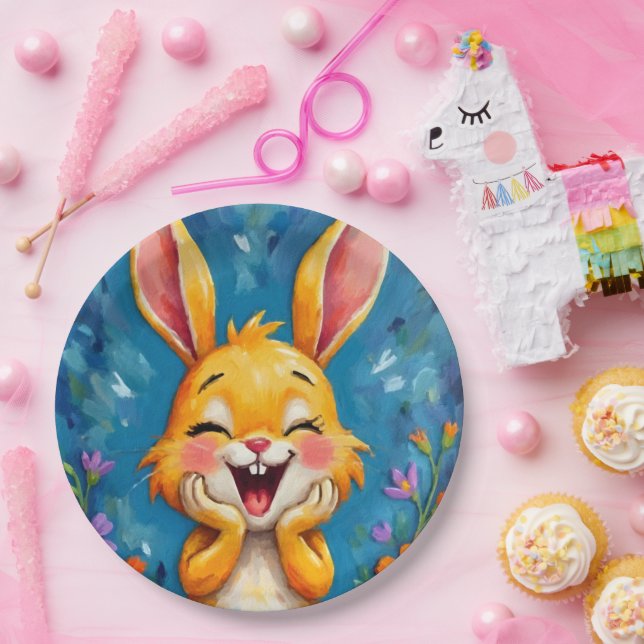 Assiettes En Carton Bunny Bliss (Fête)