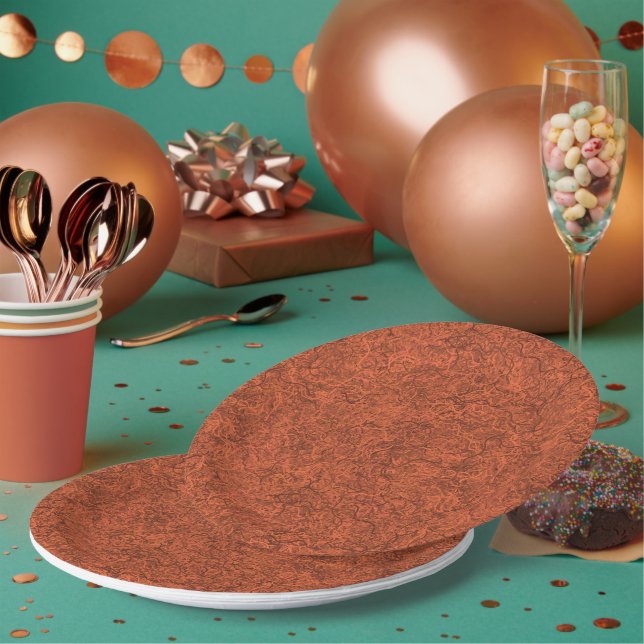 Assiettes En Carton Burnt orange polaire (Multi)