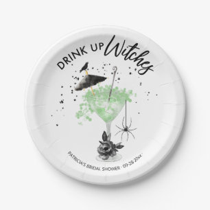 Assiettes En Carton Buvez jusqu'à la dernière goutte Cocktail de sorci
