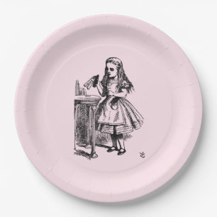 Assiettes En Carton Buvez-moi (Alice's Adventures in Wonderland)