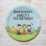 Assiettes En Carton cacahuètes | Charlie Brown et Gang Anniversaire<br><div class="desc">Célébrez votre anniversaire avec ces plaques super mignonnes en papier avec Charlie Brown et tout le Gang des cacahuètes ! Personnalisez en ajoutant votre nom et votre âge.</div>