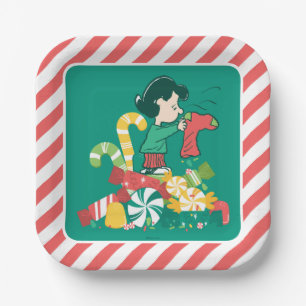 Assiettes En Carton cacahuètes Lucy et plus le Merrier