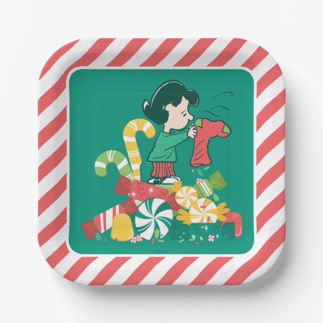 Assiettes En Carton cacahuètes | Lucy et plus le Merrier (Recto)