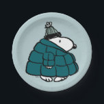 Assiettes En Carton cacahuètes | Veste Snoopy Winter Puffer<br><div class="desc">Découvrez ce design amusant de cacahuètes avec Snoopy.</div>