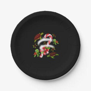Assiettes En Carton Cadeau de tortue Turtle Candy Sweet Christmas