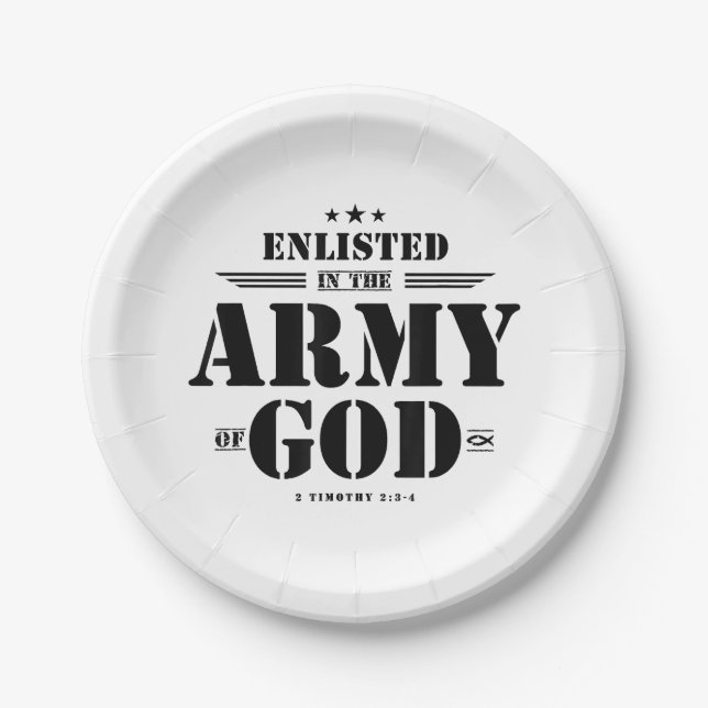 Assiettes En Carton Cadeaux chrétiens Bible verset biblique Écritures  (Devant)