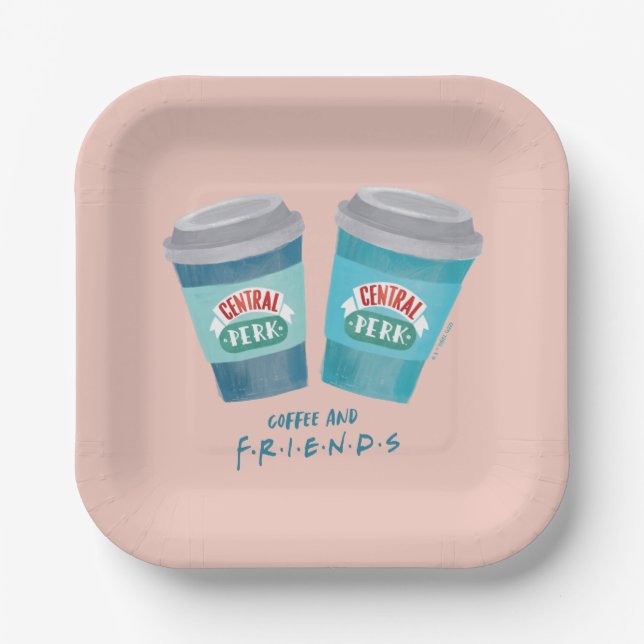 Assiettes En Carton Café et amis™ (Recto)