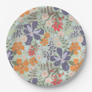 Assiettes En Carton California Meadow (Paris White) - Plaques de papie