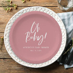 Assiettes En Carton Calligraphie simple Baby shower neutre entre les s<br><div class="desc">Calligraphie simple Genre Plaques de papier Baby shower neutre dispose d'une calligraphie amusante et moderne sur des couleurs audacieuses et solides.</div>