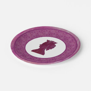 Assiettes En Carton Camelot : Reine