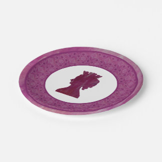 Assiettes En Carton Camelot : Reine