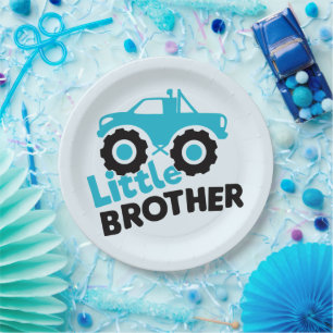 Assiettes En Carton Camion Little Brother Monster