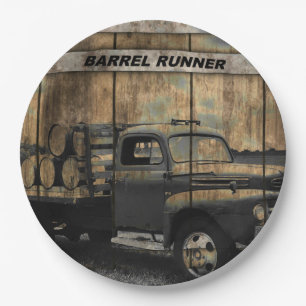 Assiettes En Carton Camion vintage Antique Camion Vieux Camion