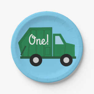 Assiettes En Carton Camions Voitures Cute 1er Anniversaire Fête Thèm