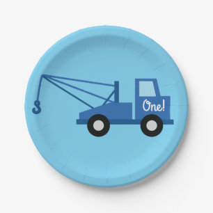 Assiettes En Carton Camions Voitures Cute 1er Anniversaire Fête Thèm