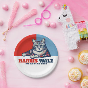 Assiettes En Carton Campagne Harris Walz
