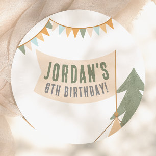 Assiettes En Carton Camping Outdoor Adventure Boy Anniversaire