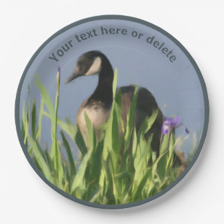 Assiettes En Carton Canada Goose Nature Art Parti personnalisé