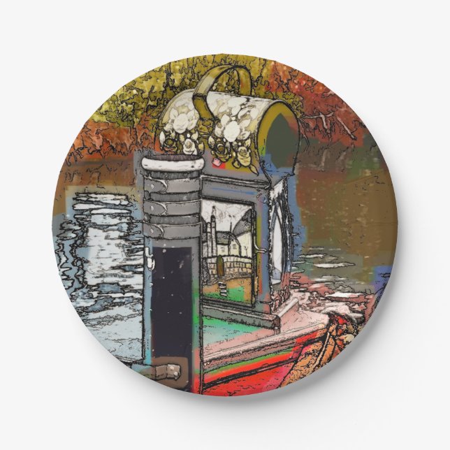 ASSIETTES EN CARTON CANAUX (Devant)