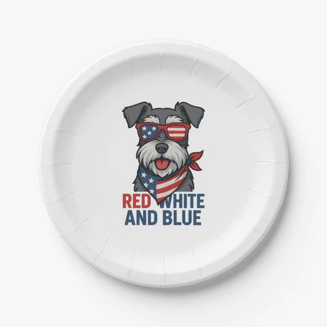 Assiettes En Carton Cane Corso  (Devant)