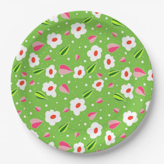 Assiettes En Carton Caprice de Prairie de Printemps