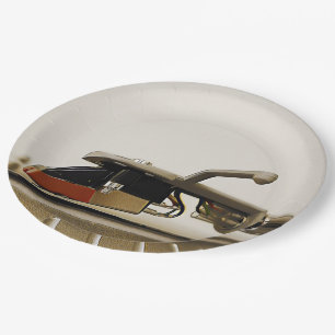 Assiettes En Carton Capture de macro de cartouche -