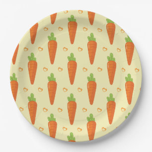Assiettes En Carton Carottes