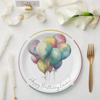 Assiettes En Carton Carte d'anniversaire personnalisable, Joyeux anniv