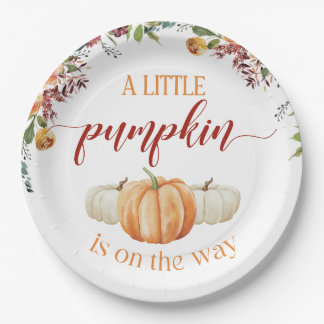Assiettes En Carton Carte de réponse RSVP Fall Little Pumpkin