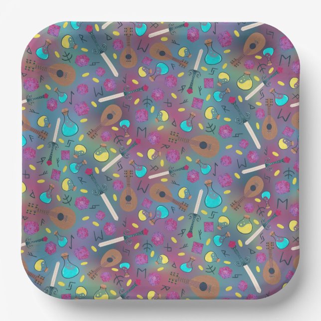 Assiettes En Carton Cartes et tablettes (Recto)