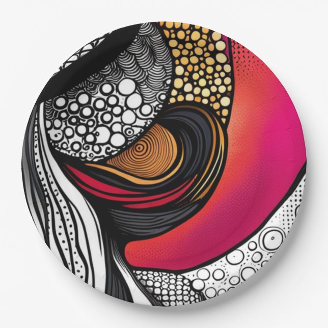 Assiettes En Carton Casquettes fermés (Devant)