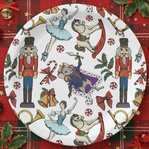 Assiettes En Carton Casse-Noisette Ballet de Noël Enfants Fête de Noël