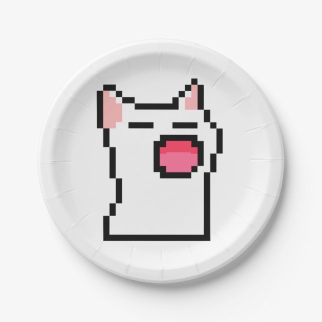 Assiettes En Carton Cat w (Devant)