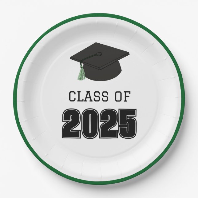 Assiettes En Carton Catégorie 2025 Vert (Devant)