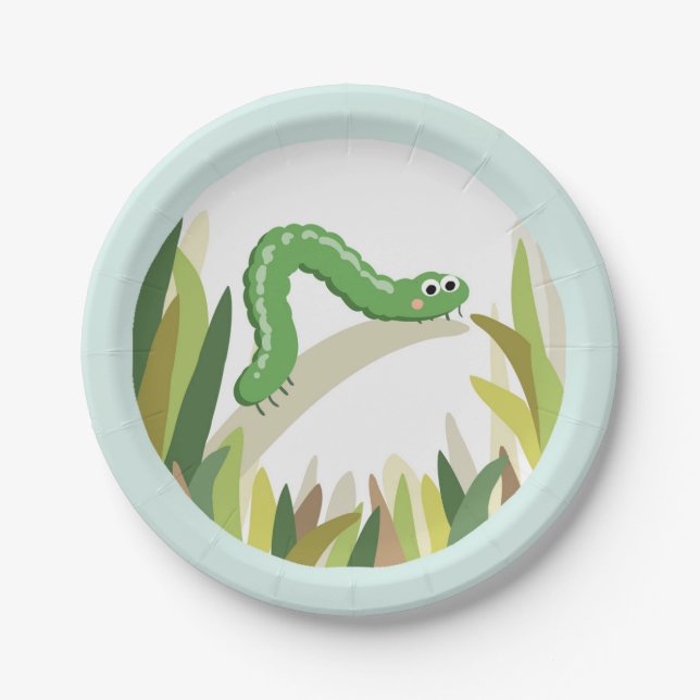 Assiettes En Carton Caterpillar branchent la partie extérieure de (Devant)