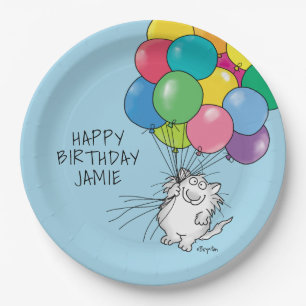 Assiettes En Carton CATS DU JOUR par Sandra Boynton Paper Plate