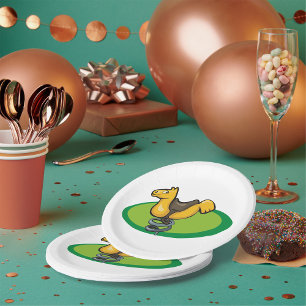 Assiettes En Carton Cavalier à ressort de cour de récréation