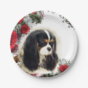 Assiettes En Carton Cavalier King Charles Spaniel - Tri, Plaque