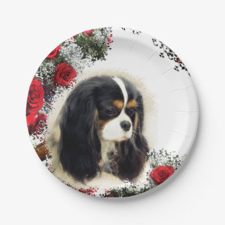 Assiettes En Carton Cavalier King Charles Spaniel - Tri, Plaque