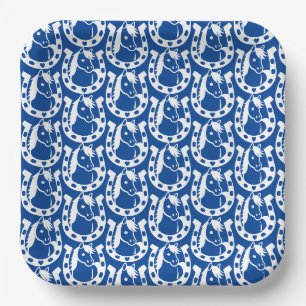 Assiettes En Carton Cavalier Pony Club