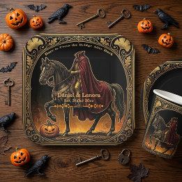 Assiettes En Carton Cavalier sans tête Sleepy Hollow Osez traverser
