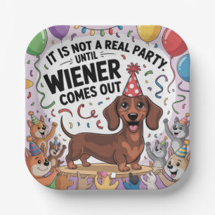 Assiettes En Carton Ce N'est Pas Une Vraie Fête Jusqu'à Ce Que Le Wien